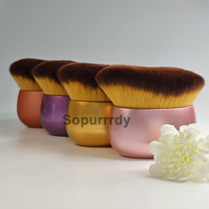 Brocha de Bronceado Multifuncional con Logotipo Personalizado, Brocha Plana Grande de Cerdas Suaves para Aplicación de Aceite Corporal, Brocha de Maquillaje para Base - Product Image 4