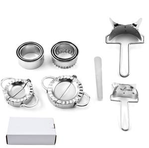 Accesorios de Cocina, Material de Grado Alimenticio, Acero Inoxidable, Prensa para Masa de Empanadas, Molde para Dumplings, Juego de Moldes para Hacer Dumplings - Product Image 5