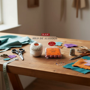 ด้ายฝ้ายอิลัน เอ็น 12 สีธรรมชาติ แพ็ค 12 ชิ้น - Product Image 2