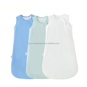 Saco de Dormir para Bebê em Musselina de Bambu Macio, 1.0-1.5 TOG, Respirável, Hipoalergênico, Anti-Chute, Saco de Enrolar, Anti-Reflexo de Sobressalto, Vestível - Product Image 1