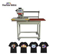 Fourstar FS-YP03 tự động khí nén máy truyền nhiệt 40*60cm đôi trạm dtf/may Điều kiện Mới ép nhiệt - Product Image 3