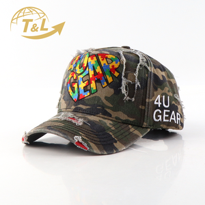 Casquette de baseball en coton personnalisée avec logo brodé 4ugear, unisexe, ajustable, en tissu denim, sportive, décontractée, toutes saisons - Product Image 1
