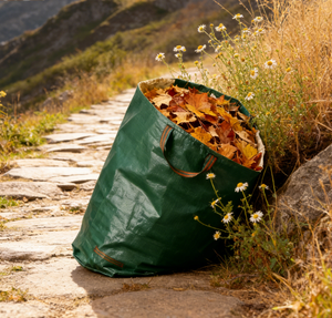Sac de Jardin Vert en Plastique Durable, Sac à Feuilles Professionnel Robuste et Réutilisable pour Débris Durcis - Product Image 3