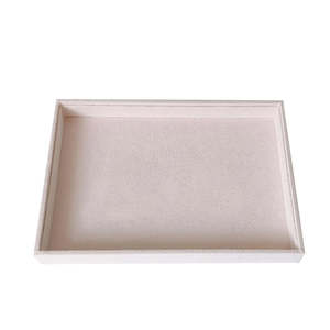 Beige Velvet Jewelry <b>Display</b> Tray Jewelry Tray Jewelry Store <b>Display</b> <b>Case</b> Watch Necklace Ring Earring Bracelet Tray - Product Image 6