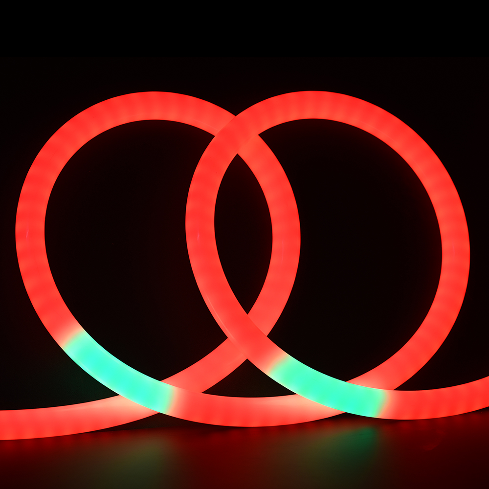 Flexible LED Neon Flex Lights DC5V Round 360 degree addressable digital silicon Neon Strip LED lighting IP67 waterproof