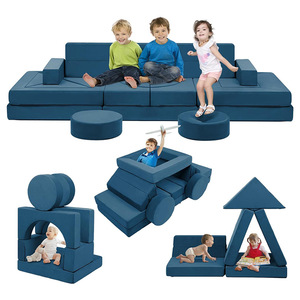 Customized Sponge Folding <b>Kids</b> Climbing Play <b>Sofa</b> Cushions High Density EVA Interlocking Mattress For Home Use Unisex 2 To 4 - Product Image 5