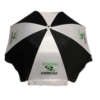 Parapluie de plage extérieur promotionnel Uv éviter parapluie de plage parasol de jardin de soleil extérieur parapluie