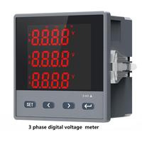 Medidor de Energía Multifunción GEYA GY500-3E4Y CA 220V con RS485, Pantalla LCD Trifásica de 96*96mm, Fabricante OEM