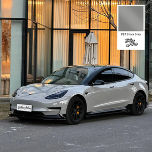 Precio al por mayor de fábrica Super Gloss Grey Air Bubble Free Car Wrapping Vinyl <span class=keywords><strong>para</strong></span> Porsche Paint Grey - Product Image 4