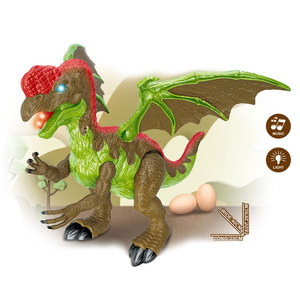 Jouet en plastique EPT pour enfants, animaux, son, deux œufs, petit tige, dinosaure, marche, vente en gros - Product Image 1