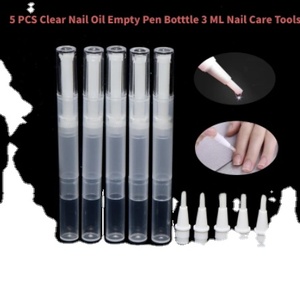 Portable 3ML Huile À <span class=keywords><strong>Ongles</strong></span> Vide Stylo Bouteille avec Brosse Applicateur Beauté Cosmétique Outil pour Rouge À Lèvres et <span class=keywords><strong>Ongles</strong></span> Nutrition Huile - Product Image 2
