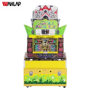 Mesin Arcade Dalam Ruangan 4 Pemain Mesin Pendorong Koin Permainan Penebusan Tiket Arcade untuk Anak-anak