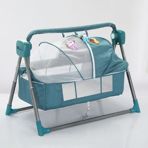 Cuna de Lujo Mastela, Silla Mecedora Eléctrica para Bebés, Columpio y Balanceador Cómodo para Recién Nacidos, Cama Mecedora con Control Remoto - Product Image 6