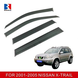 Deflectores de Viento para Ventanas de Coche NISSAN X-TRAIL T30 T31 T32 T33 2001-2024, Accesorios Protectores de Lluvia Inyectados con Acabado de Acero - Product Image 2