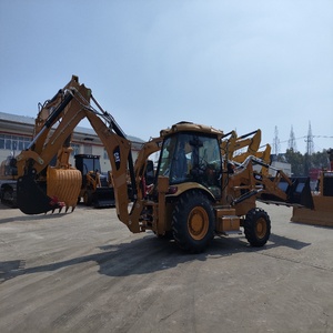 Chargeuse-pelleteuse CAT 420F d'occasion, capacité de la benne de 1,0 m³, moteur diesel de 69 kW, bon état, à vendre - Product Image 2