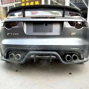 F loại sợi carbon phía sau bội khuếch tán Splitter cho <span class=keywords><strong>Jaguar</strong></span> f-loại 2013-2019 - Product Image 5