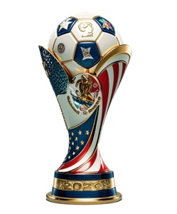 KB HC-200427 2026 World Football <b>Cup</b> Plastic Eco-Friendly Die-Cut Engraved Casting Sports Events Welcome Gift <b>Trophy</b> Plaques - Product Image 1