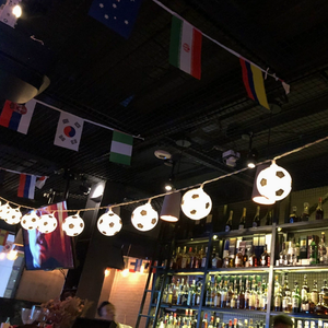 Guirlandes lumineuses LED en forme de ballon de football, lumières féériques, rechargeables, fonctionnant sur batterie, USB, étanches IP44, décoration de Noël pour la maison - Product Image 4