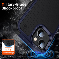 Étui de téléphone portable robuste avec anneau magnétique, protection renforcée en TPU antichoc, pour un luxe 2 en 1