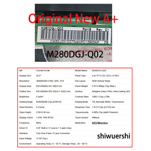 Vente en gros d'écrans LCD originaux neufs A+ 28 <span class=keywords><strong>pouces</strong></span> M280HKJ L50 Rev.C3 L30 Rev.C3 M280DHJ K7N M280DGJ L30 Q02 M280HKJ L50 LM290WW2 SSD1 - Product Image 4