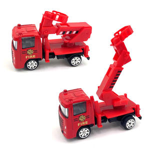 Ready to Ship 1:64 Diecast Car Alloy Model <strong>Hot</strong> Free <strong>Wheel</strong> Metal Car Toy Friction Red Die Cast Fire Truck Toy Vehicle - Product Image 4