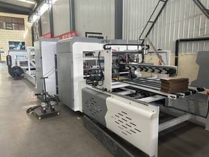 Full Automatic Corrugated <strong>Box</strong> <strong>Folder</strong> Gluer Stapler Stitch Machinery Carton <strong>Box</strong> Stitching Machine - Product Image 4