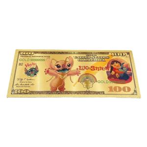 7 Nuevos Diseños de Billetes Conmemorativos de Lámina de Oro de 24K de Loli y Stitch de Animación Americana - Product Image 6