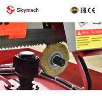 GH4260 Scie à ruban hydraulique CNC à double colonne horizontale pour la coupe du métal Capacité de coupe de 600mm certifiée CE
