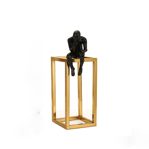 Décorations d'intérieur créatives nordiques, ornements, figurines de penseurs, sculpture, porte-livre, statue, ornements, artisanat pour salle d'étude - Product Image 6