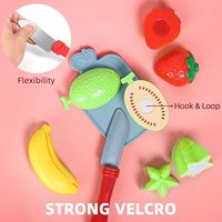 Jouets de cuisine pour enfants d'âge préscolaire, faire semblant de couper des pizzas, des fruits, des légumes, des aliments factices, ensembles de jouets pour enfants, filles, garçons, cadeau d'anniversaire
