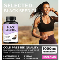 Capsules molles pressées à froid Antioxydant Soutien immunitaire Articulations Digestion Cheveux et peau Capsules molles Huile de graines noires Cumin Nigella Sativa