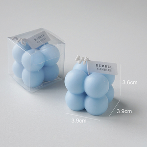 <span class=keywords><strong>Bougie</strong></span> parfumée géométrique en cire mini cube Bougies parfumées au soja à bulles Décoration intérieure Bougies d'<span class=keywords><strong>anniversaire</strong></span> <span class=keywords><strong>de</strong></span> <span class=keywords><strong>mariage</strong></span> - Product Image 5
