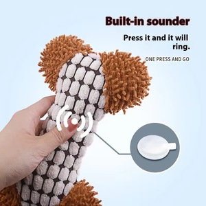 Juguete Masticable para Perros con Sonido, de Peluche con Diseño de Dibujos Animados, Entrega Rápida, Material Seguro y No Tóxico, en Forma de Hueso, para Perros Pequeños y Medianos - Product Image 6