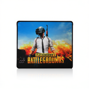 PlayerUnknown's Battlegrounds <b>Mouse</b> <b>Pad</b> 25x21 Cm Gaming Character With Helmet And Rifle - Product Image 1
