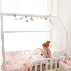 LM KIDS Precio directo de fábrica Camas individuales <span class=keywords><strong>Montessori</strong></span> de madera para niños - Product Image 3