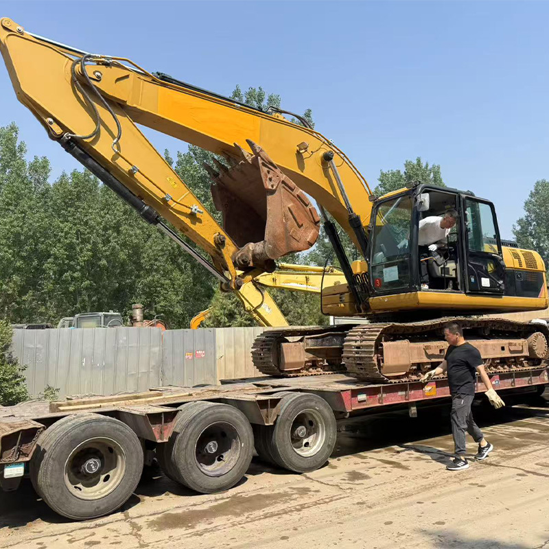 Гусеничный экскаватор, большой экскаватор, 20 тонн, мощные экскаваторы, машины для муниципального строительства