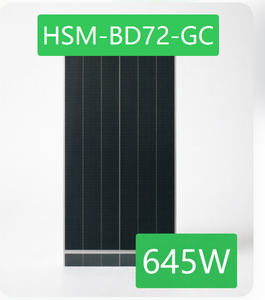 Panel Solar TCL HSM-BD72-GC 645W de Doble Vidrio con Marco Blanco, Stock en la UE, Entrega Rápida, Generación de Energía Bifacial - Product Image 2