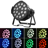 Lumière LED PAR de haute qualité 18X8W RGBW 4IN1 DMX 512 ZOOM LED lumière de lavage à tête mobile pour l'éclairage de scène de fête d'événement
