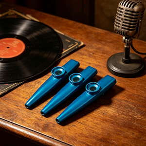 Ensemble de <span class=keywords><strong>kazoo</strong></span> en métal coloré, <span class=keywords><strong>instrument</strong></span> de <span class=keywords><strong>kazoo</strong></span> en alliage d'aluminium de qualité supérieure pour l'éducation musicale, la logopédie et les rassemblements familiaux - Product Image 1