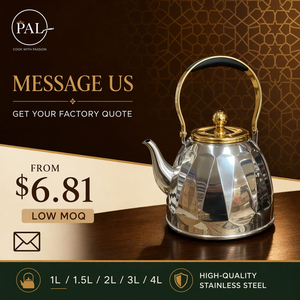 Premium Quality Modern Stainless Steel Heavy Duty Whistling Water Kettle 3L/4L Eco-Friendly Gas Induction Cookers for Restaurant - Product Image 6