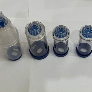 DEHP miễn phí PBA Latex miễn phí chống tĩnh Ống hít Silicone <span class=keywords><strong>Spacer</strong></span> <span class=keywords><strong>Aero</strong></span> buồng Nhi y tế hen suyễn Ống hít <span class=keywords><strong>Spacer</strong></span> cho Aerosol - Product Image 4