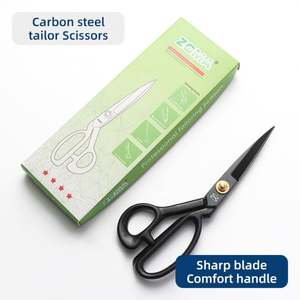 Outils de couture professionnels en acier au carbone de haute qualité Ciseaux en cuir de coupe de tissu - Product Image 3