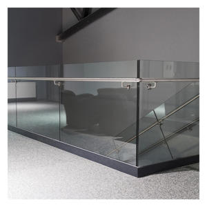 Barandilla Moderna de Aluminio y Vidrio sin Marco para Exteriores, para Balcón, Escalera y Terraza - Product Image 6