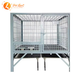 Jaula para Perros Grandes, Reforzada con Barras de Acero, para Exteriores, Apta para Pastores Alemanes y Razas Grandes - Product Image 1
