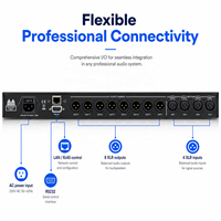 Système de gestion des enceintes avec processeur audio numérique DSP PLD480 4 entrées 8 sorties pour enceintes en réseau