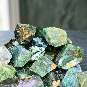 Piedras en Bruto de Ágata Musgosa, 50-150 mm |   Venta al por Mayor de Piedras en Bruto, Rocas de Cuarzo, Minerales, Cristales, Piezas para Meditación y Reiki - Product Image 3