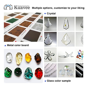 Lampadario Decorativo per Soffitto di Villa e Appartamento KUAVEE, Personalizzabile, Alta Qualità, Grande Lampadario in Cristallo, Lampadario in Vetro Colorato - Product Image 5