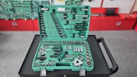 Kit d'outils de réparation automobile de qualité industrielle, 121 pièces, outils à main complets pour mécanicien automobile, coffret de rangement