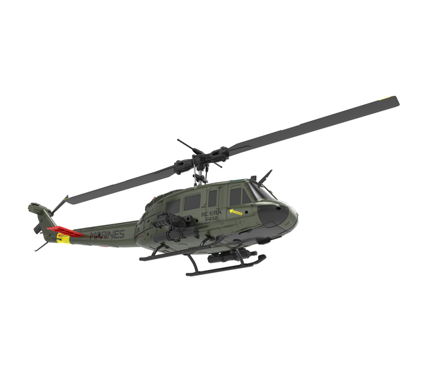 DWI 6CH 2.4Ghz 1:48 Remote Control Helicopter with Gyro Stabilization and Intelligent Positioning System RC Aircraft for Adults