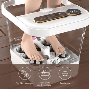 Máquina de pedicura para pies con luz roja, masajeador de baño de pies plegable portátil para rueda de masaje de Tai <span class=keywords><strong>Chi</strong></span> extraíble - Product Image 5